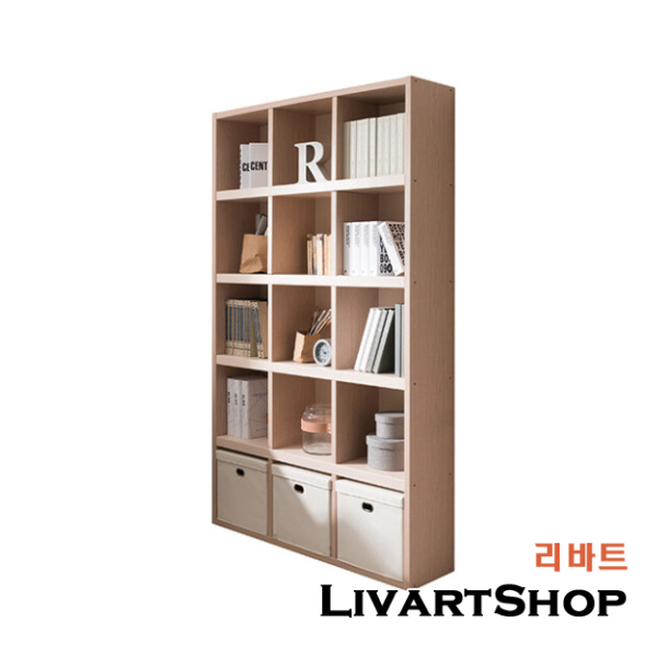 뉴프렌즈 1200 책장 오크