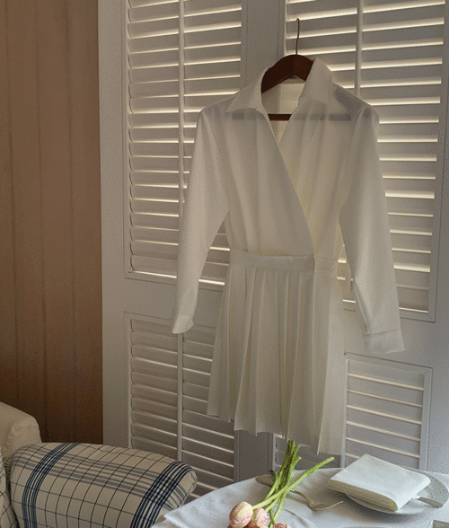 린느플리츠랩원피스_3color